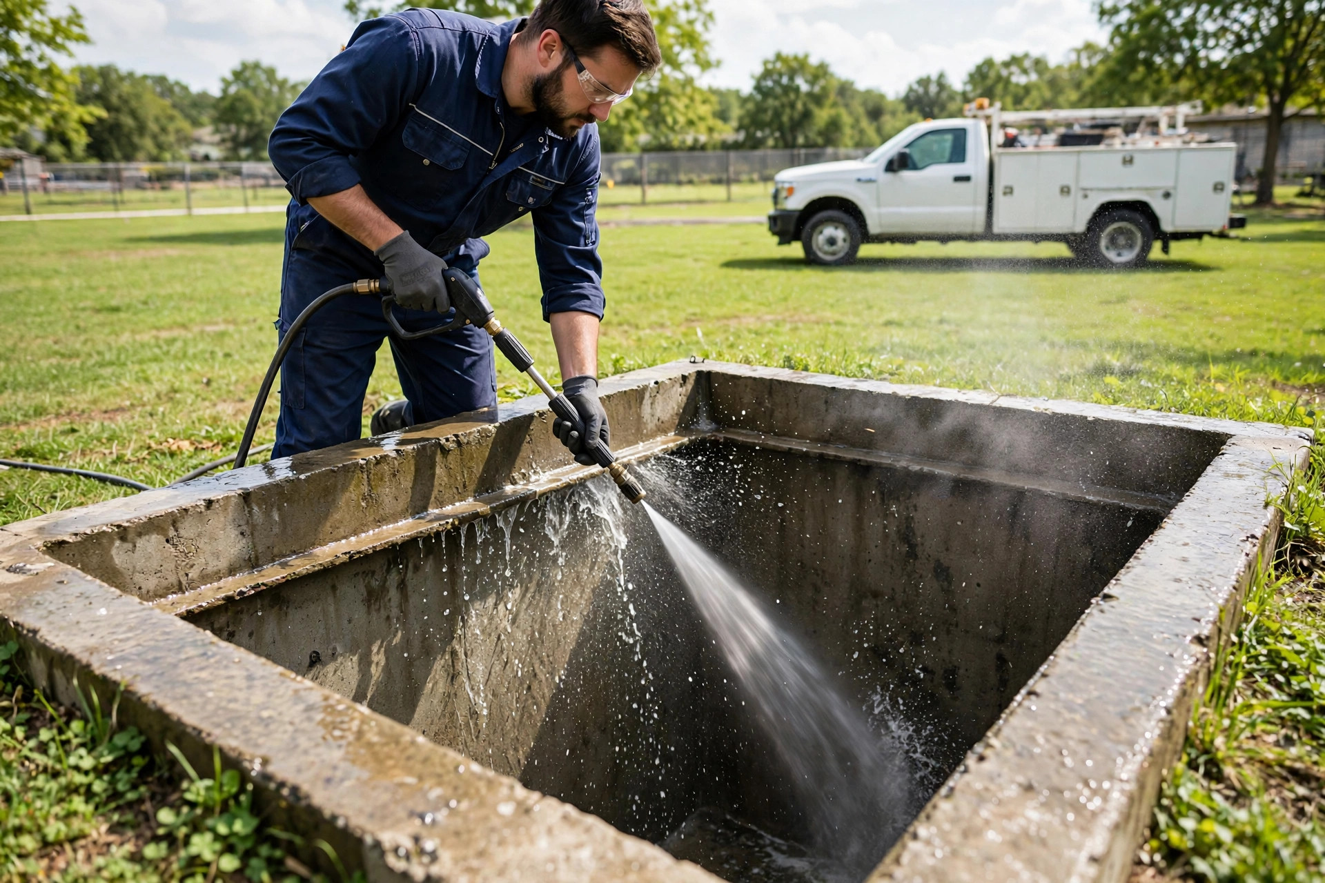 Septic tank cleaning in Tyler TX