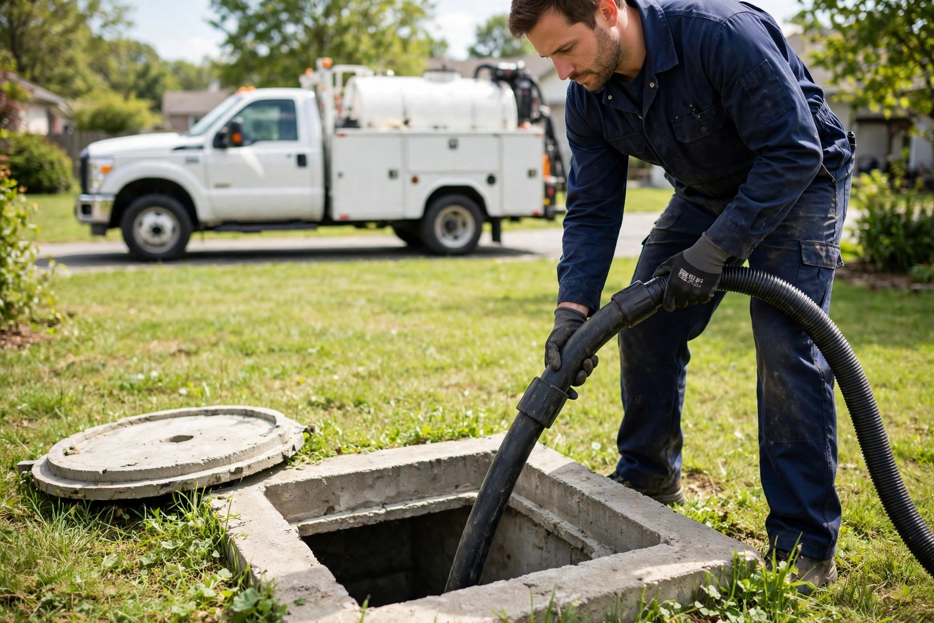 Septic tank pumping in Tyler TX